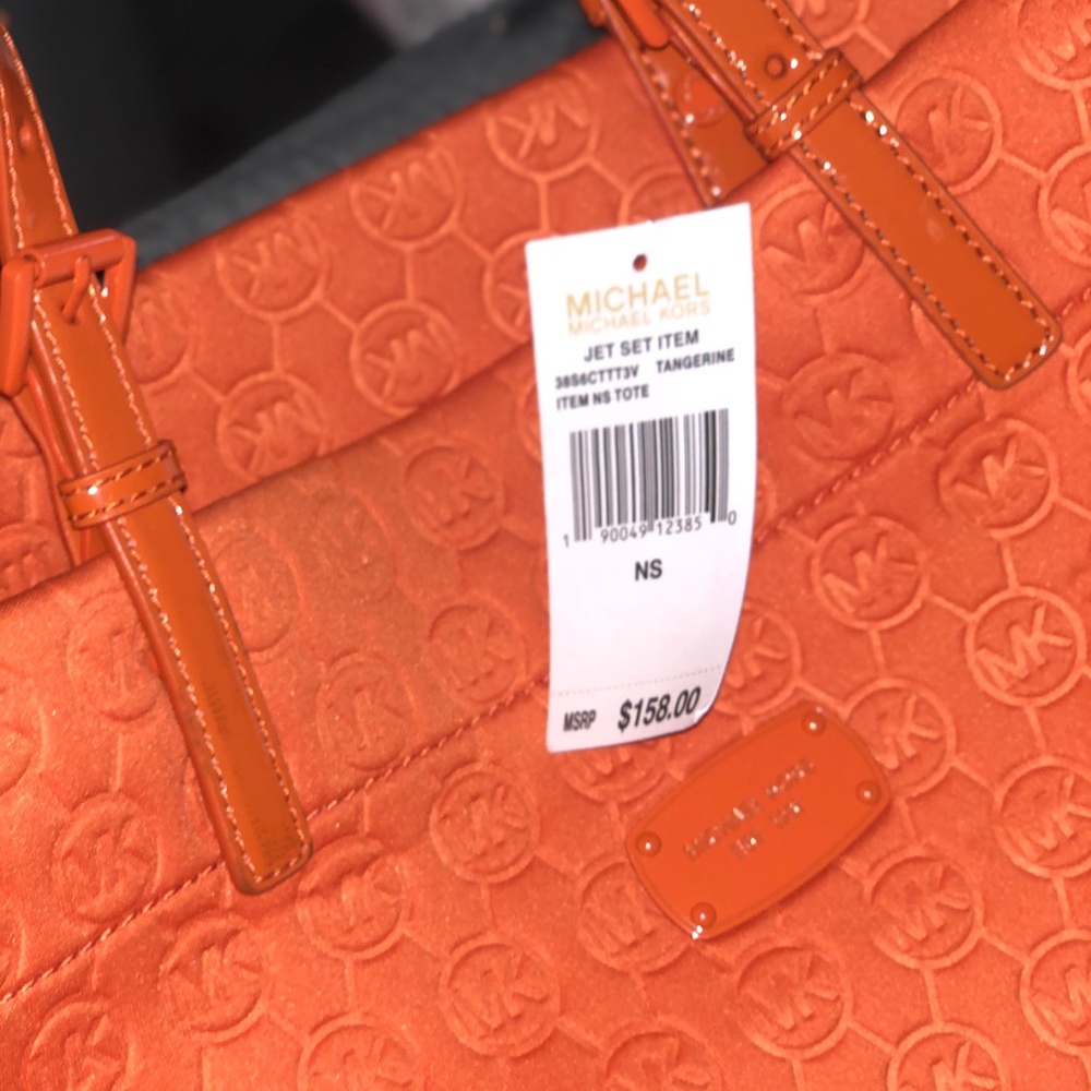 Michael Kors Orange Bag.